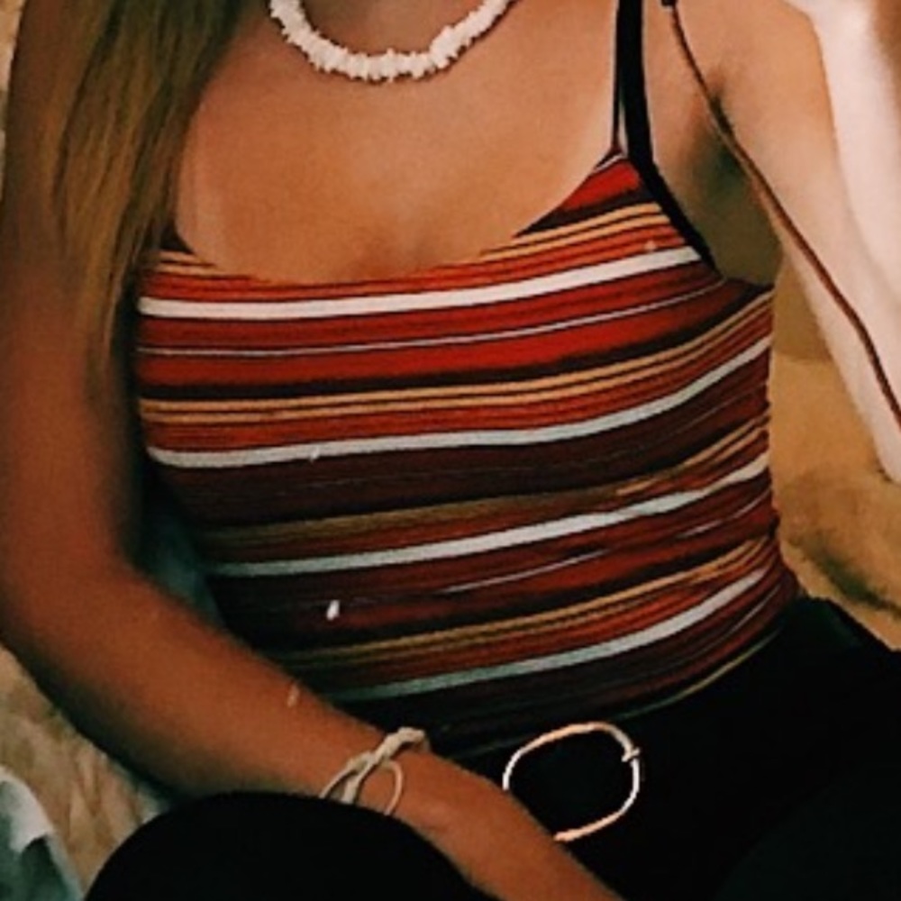 Colourful crop top